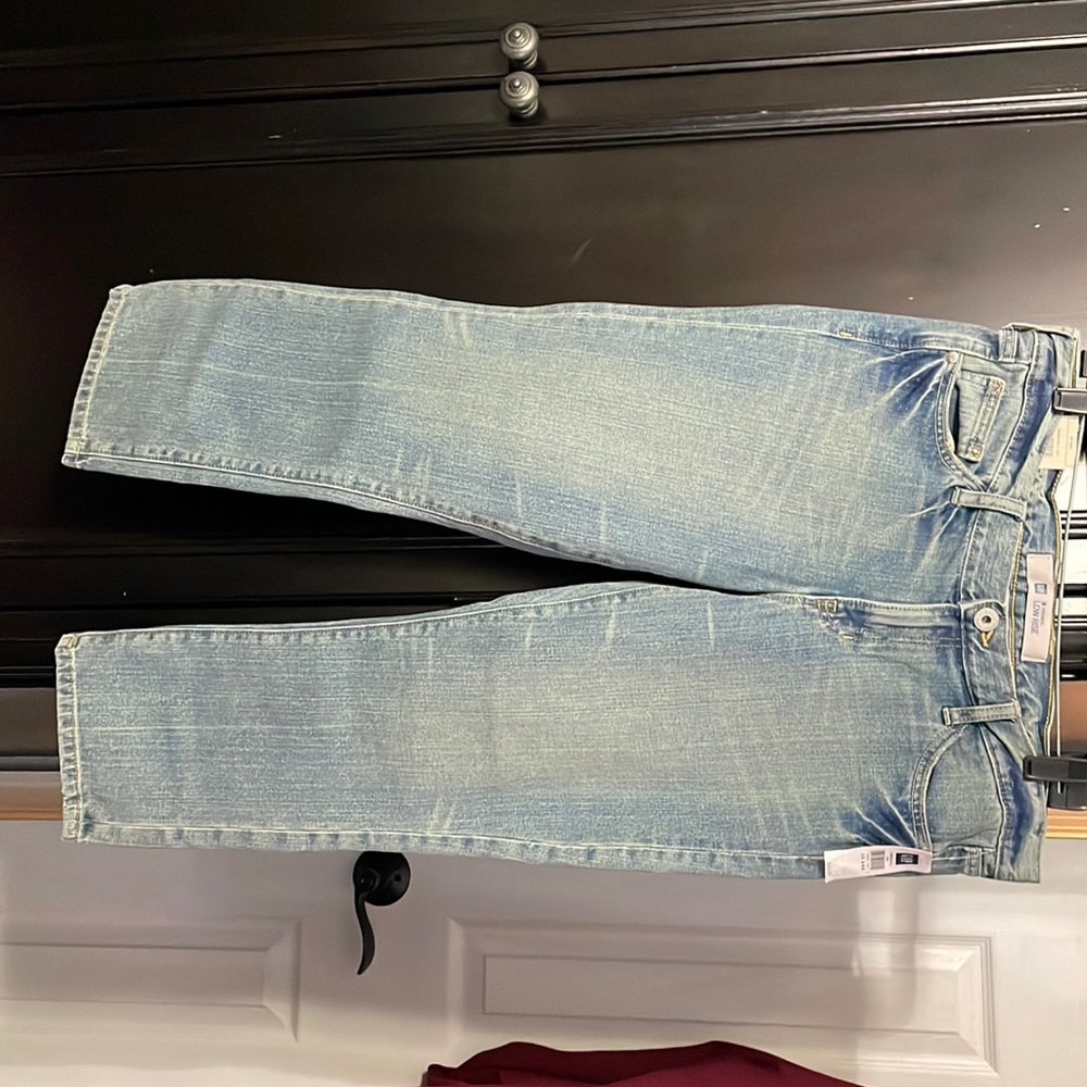 Gap cropped denim size 10A new with tags